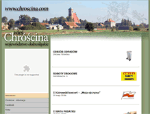 Tablet Screenshot of chroscina.com